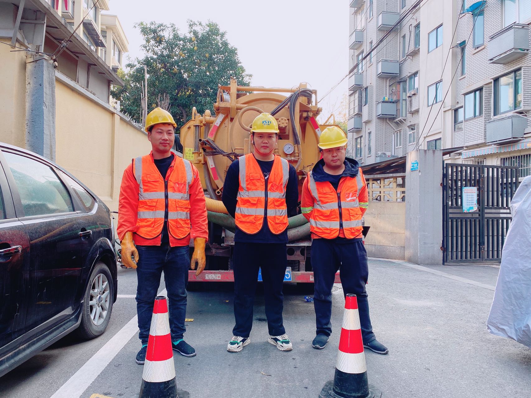 浦口区南京某小区管道清淤检测施工